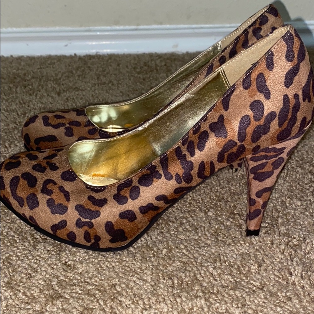 Women’s Leopard 3 inch heels